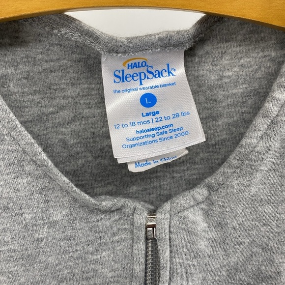 Halo Gray Wearable Blanket Sleep Sack - Picture 2 of 2